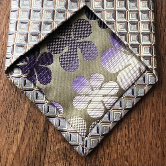 Roberto Villini Couture Silk Hand Made Tie - Picture 6 of 6